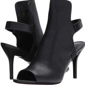 $250 Via Spiga Ida Cutout Open Toe Booties 7.5